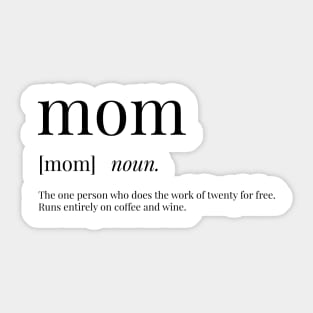 Mom Definition Sticker